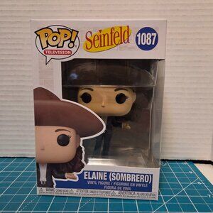 Funko POP Television Seinfield Elaine Sombrero 1087 Vinyl Figure